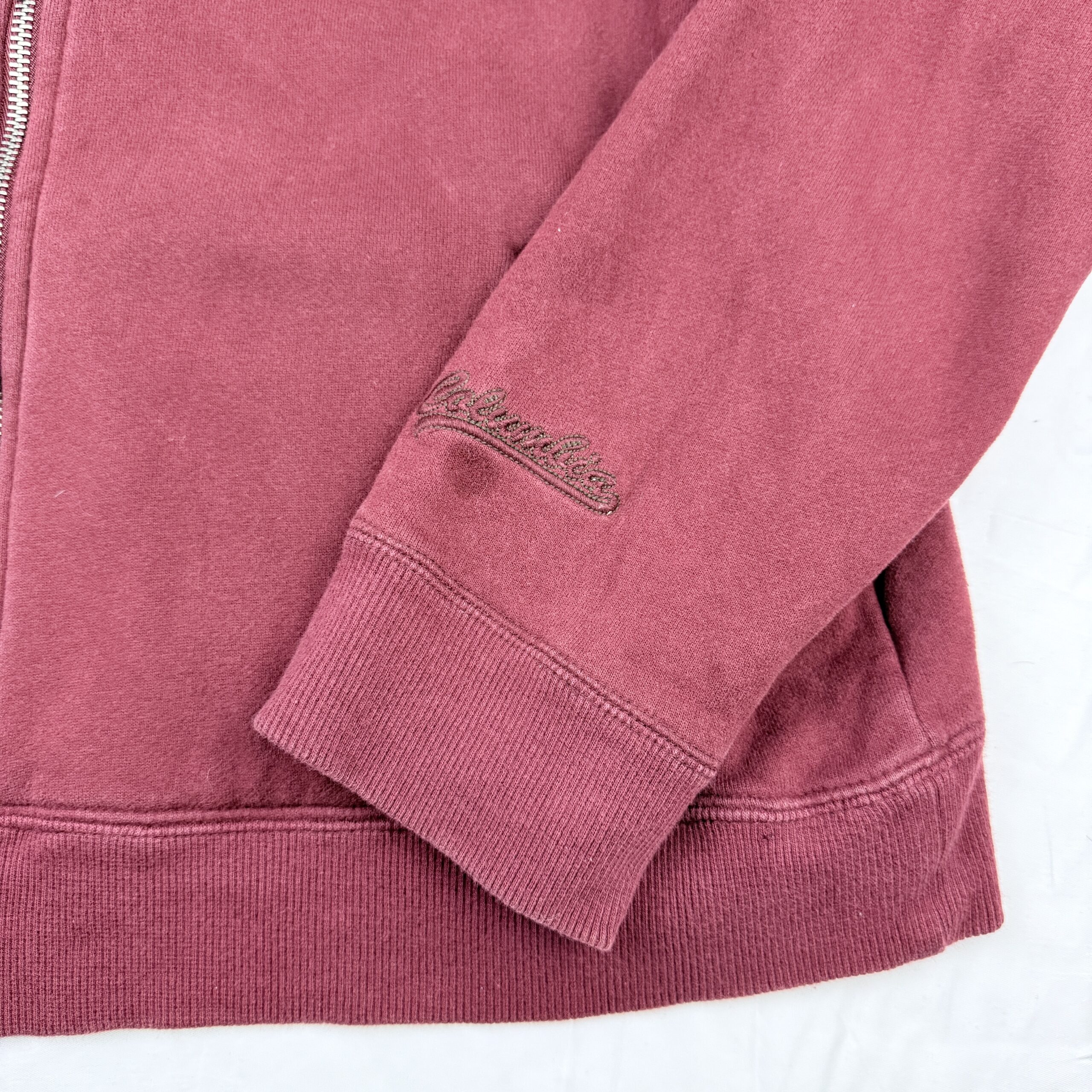 Polerón Columbia Burdeo Full Zip — Talla L Mujer - Imagen 2
