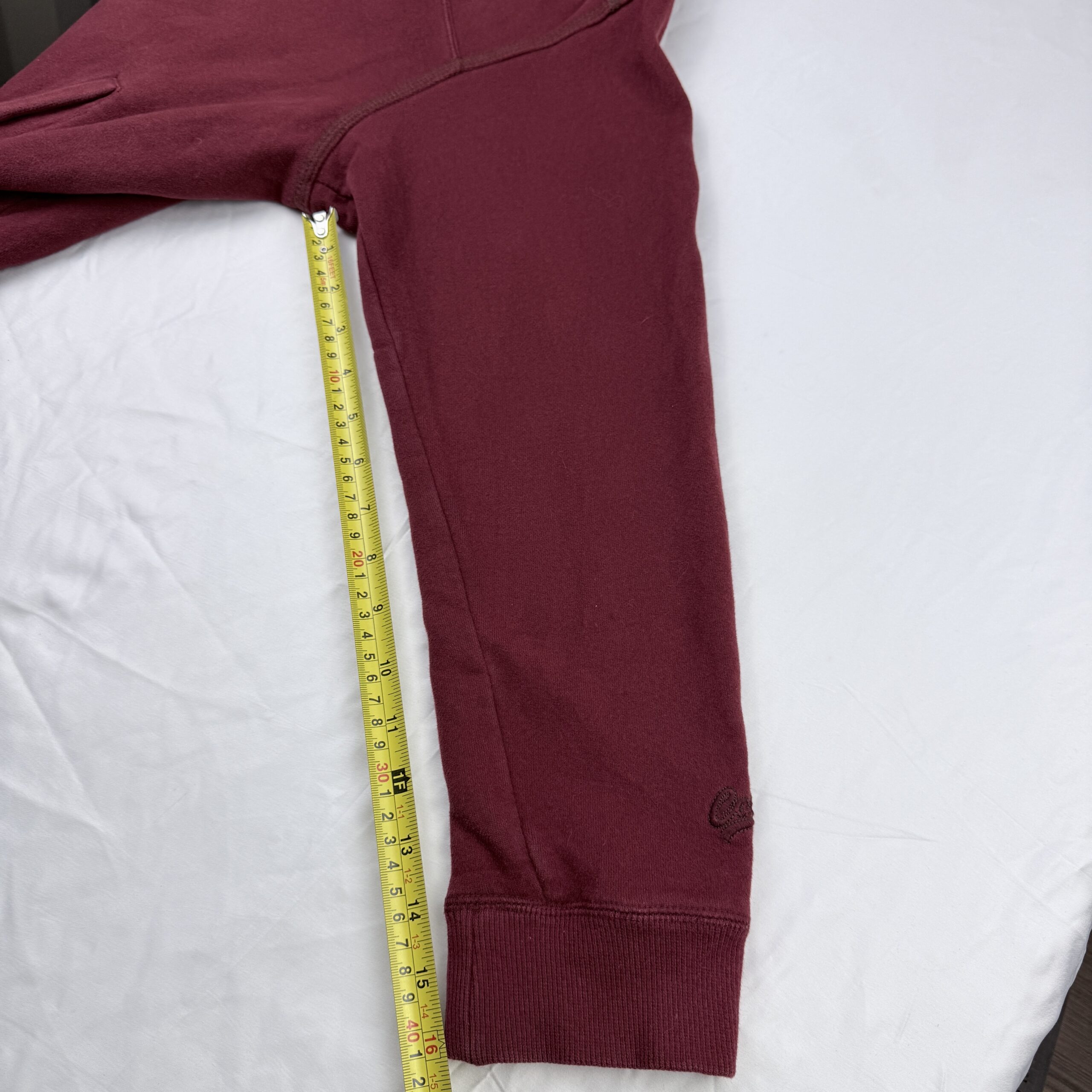 Polerón Columbia Burdeo Full Zip — Talla L Mujer - Imagen 8