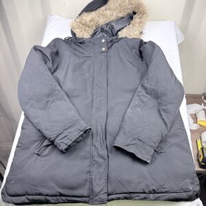 Parka de Invierno Old Navy Negra con Capucha — Talla XL Mujer