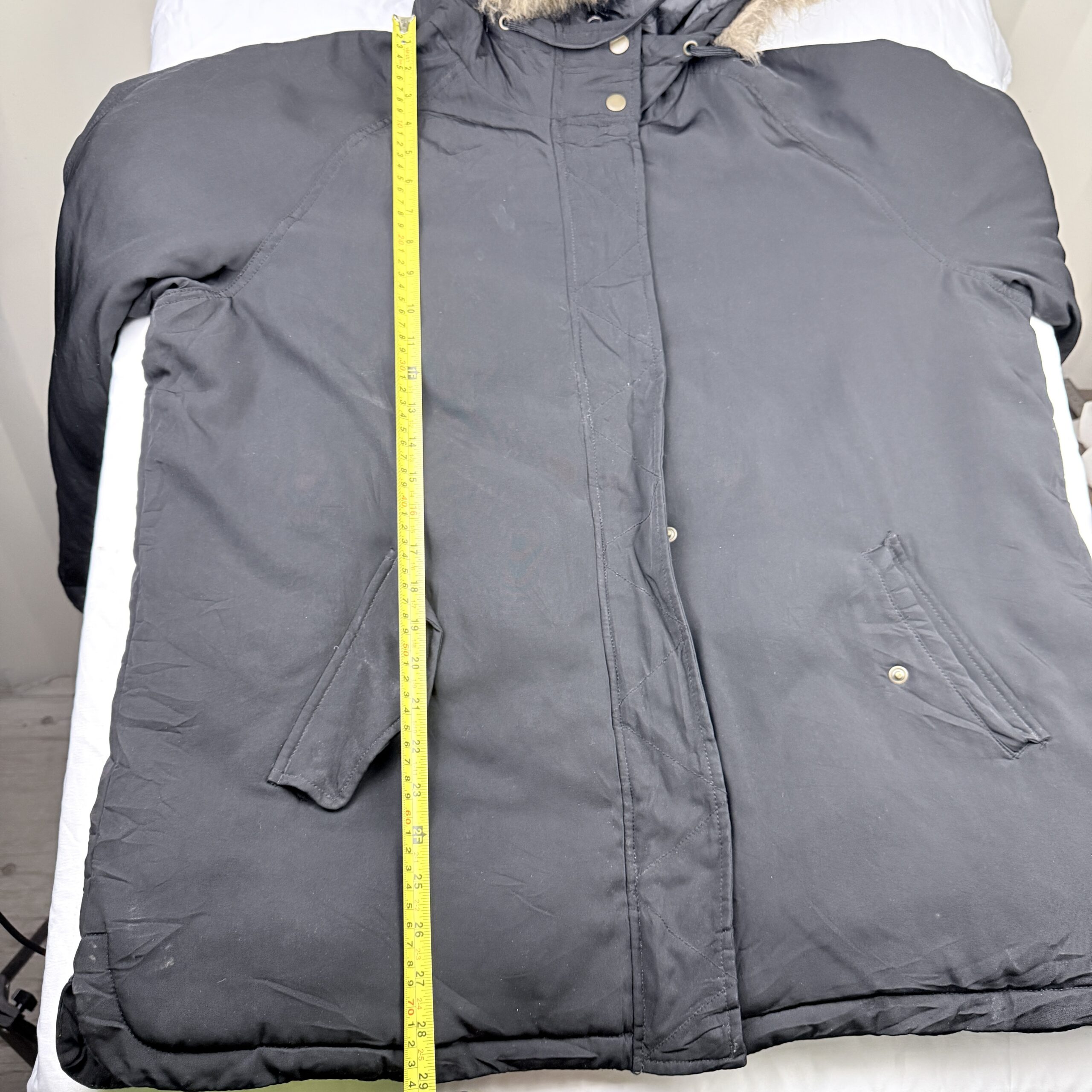 Parka de Invierno Old Navy Negra con Capucha — Talla XL Mujer - Imagen 8