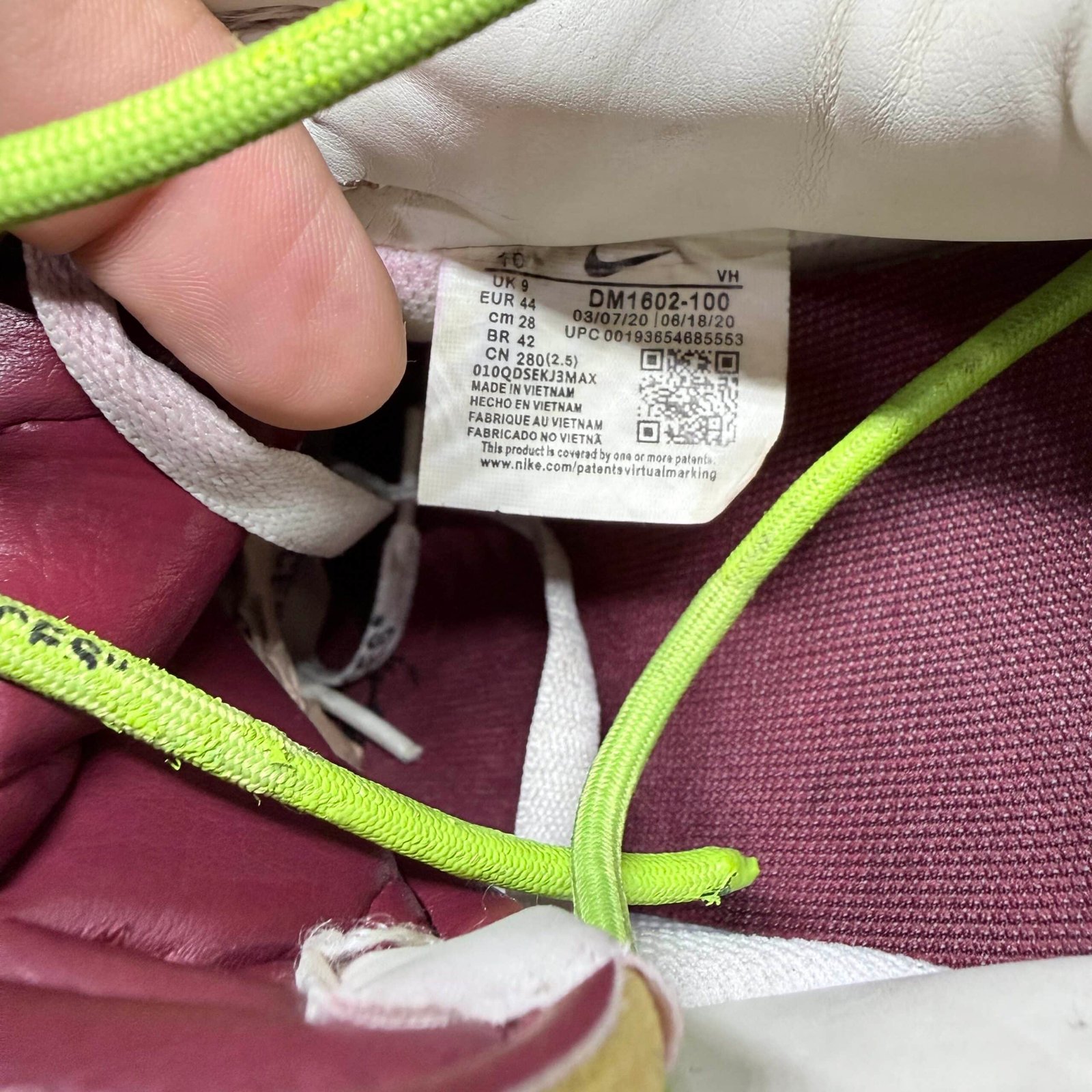 Nike Dunk Low Off-White Dear Summer Lot 03 of 50 - Talle 44 (US 10 / 28 CM) - Imagen 8