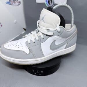Nike Air Jordan 1 Low Wolf Grey/Aluminum Talla 40