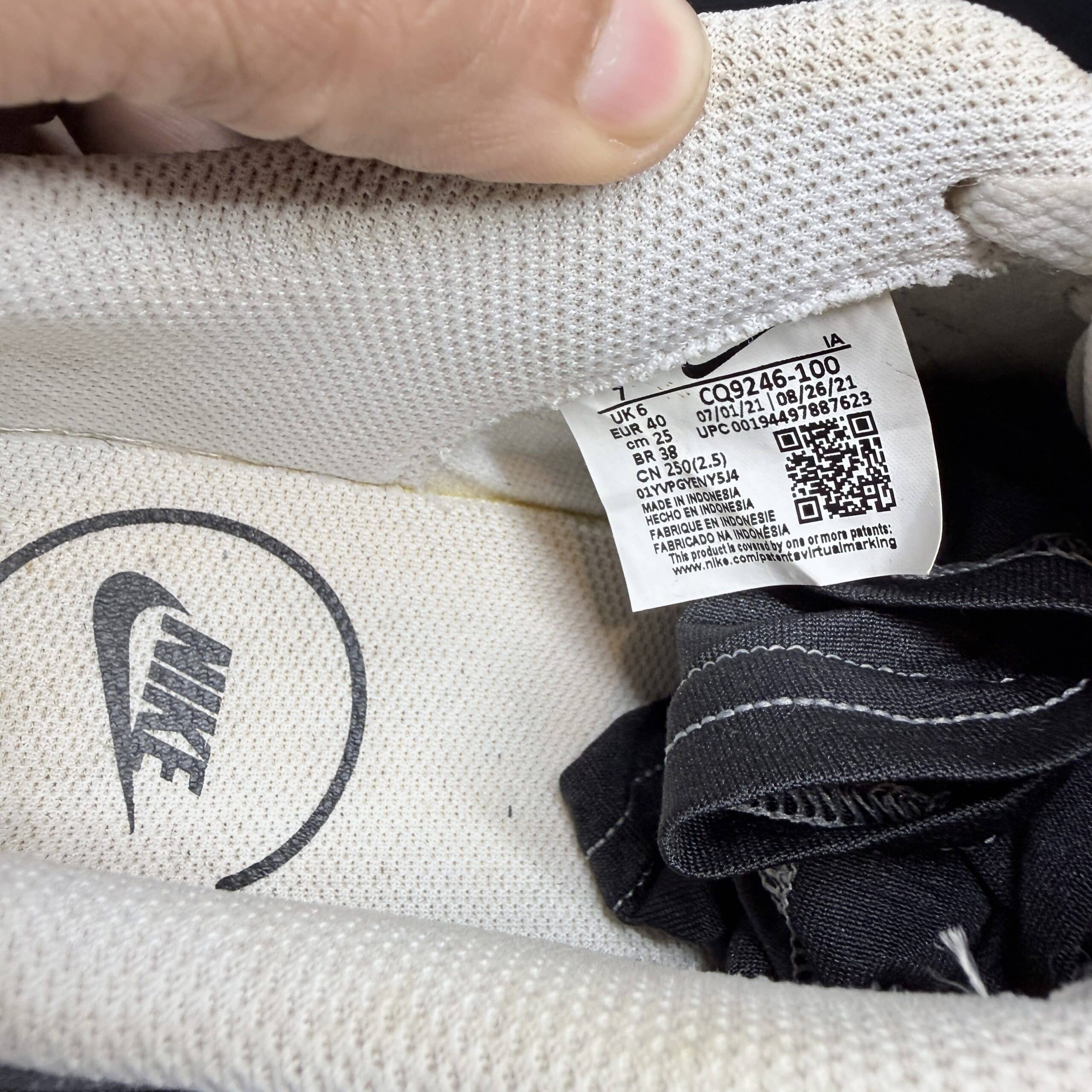 Nike Court Royale 2 Bajo Blanco Negro Talla 40 - Imagen 8