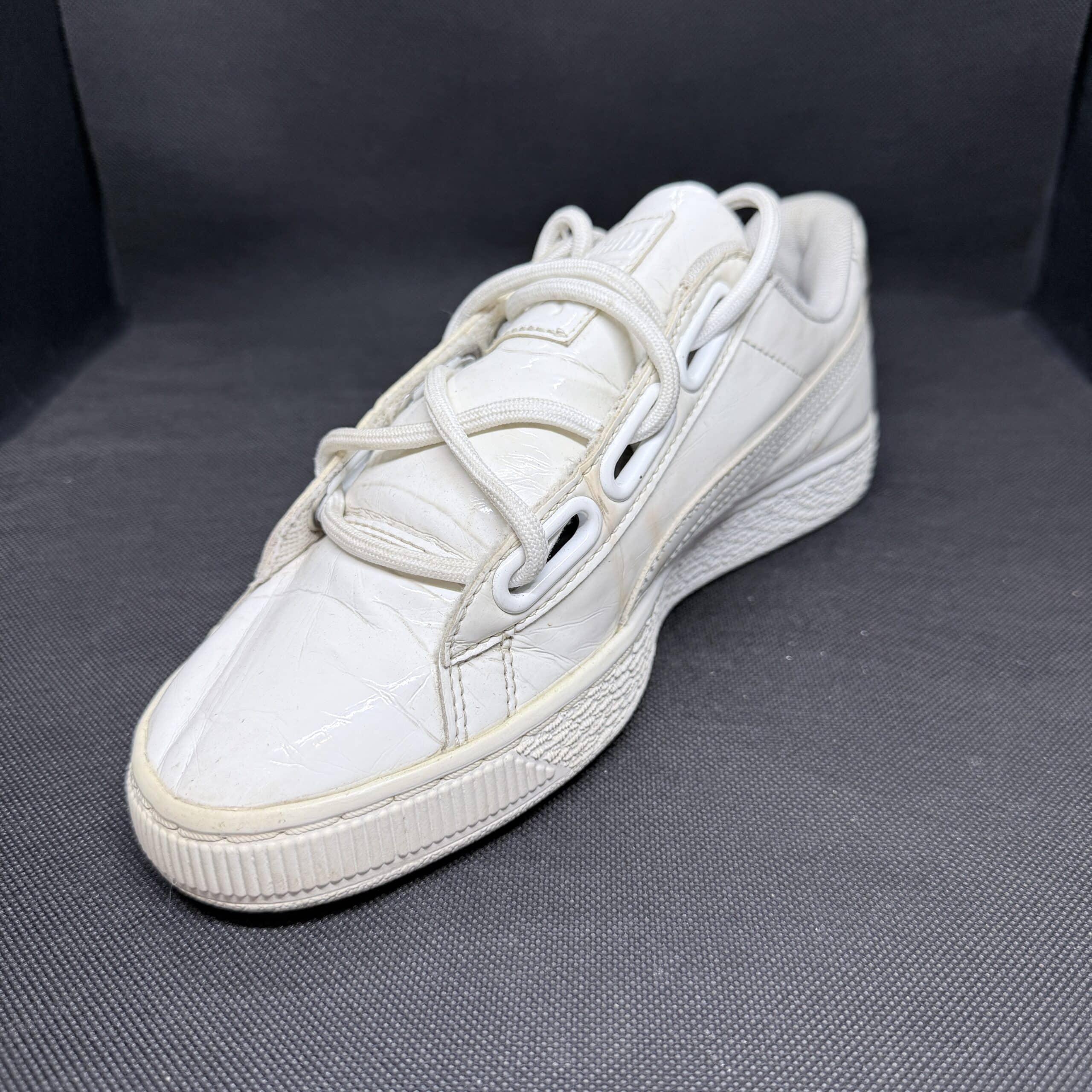 Puma Basket Heart Patent Blanco Mujer Talla 37 - Imagen 2