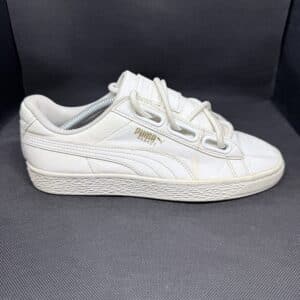 Puma Basket Heart Patent Blanco Mujer Talla 37