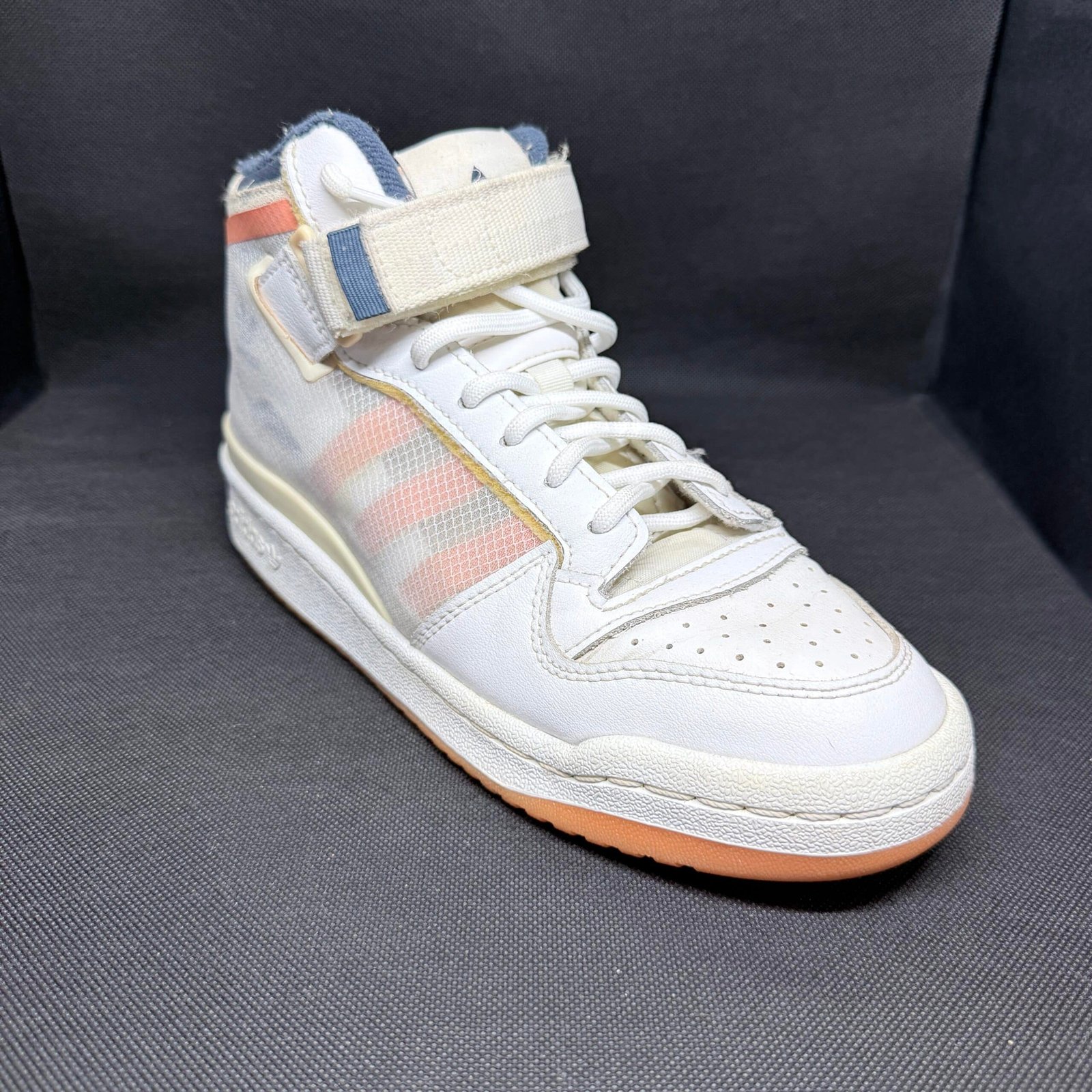 Adidas Forum Mid TT Blanco Acid Anaranjado Talla 38 - Imagen 3