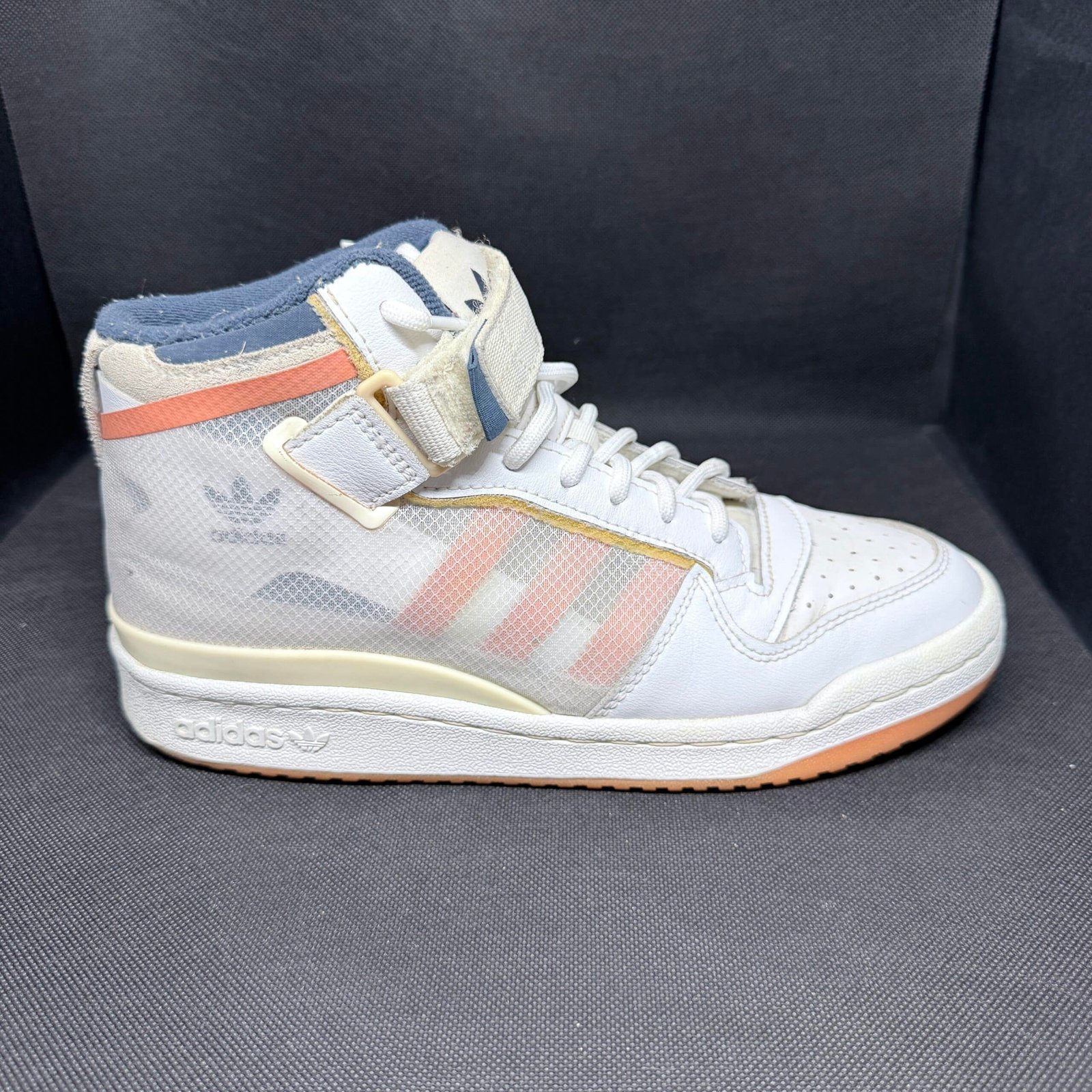Adidas Forum Mid TT Blanco Acid Anaranjado Talla 38