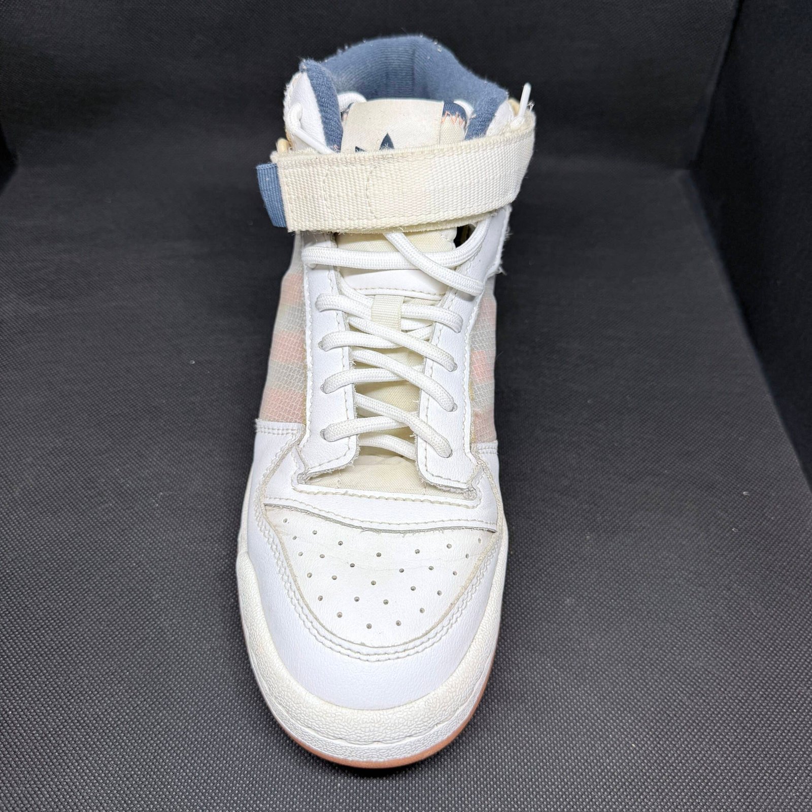 Adidas Forum Mid TT Blanco Acid Anaranjado Talla 38 - Imagen 6