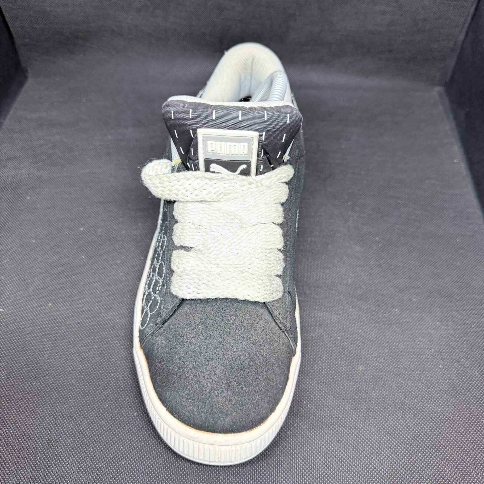 Puma Suede Low Negro/Gris Caña Baja Talla 41 - Imagen 5