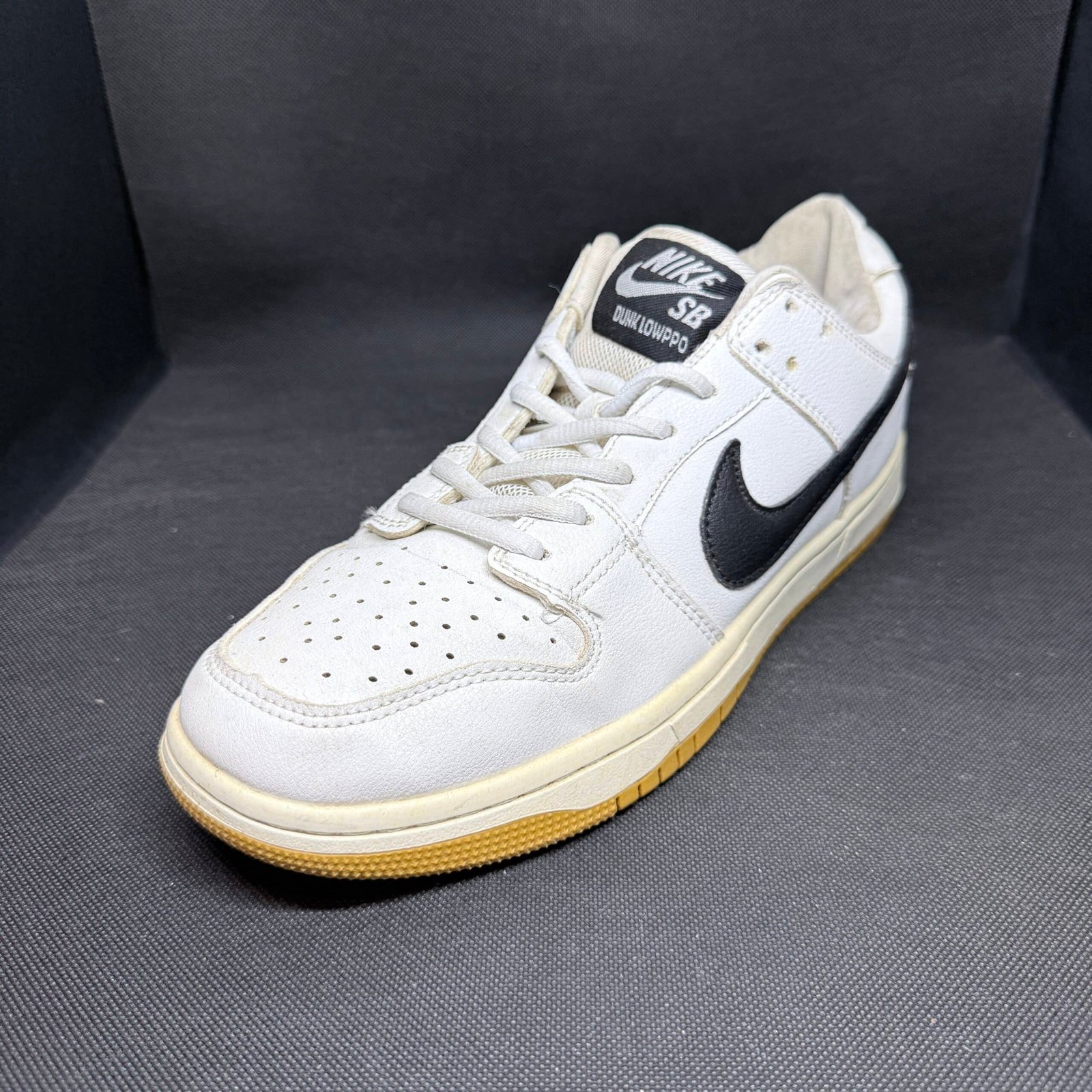 Nike Dunk Low White Black Gum - Talle 41 (US 8 / 25.5 CM) - Imagen 2