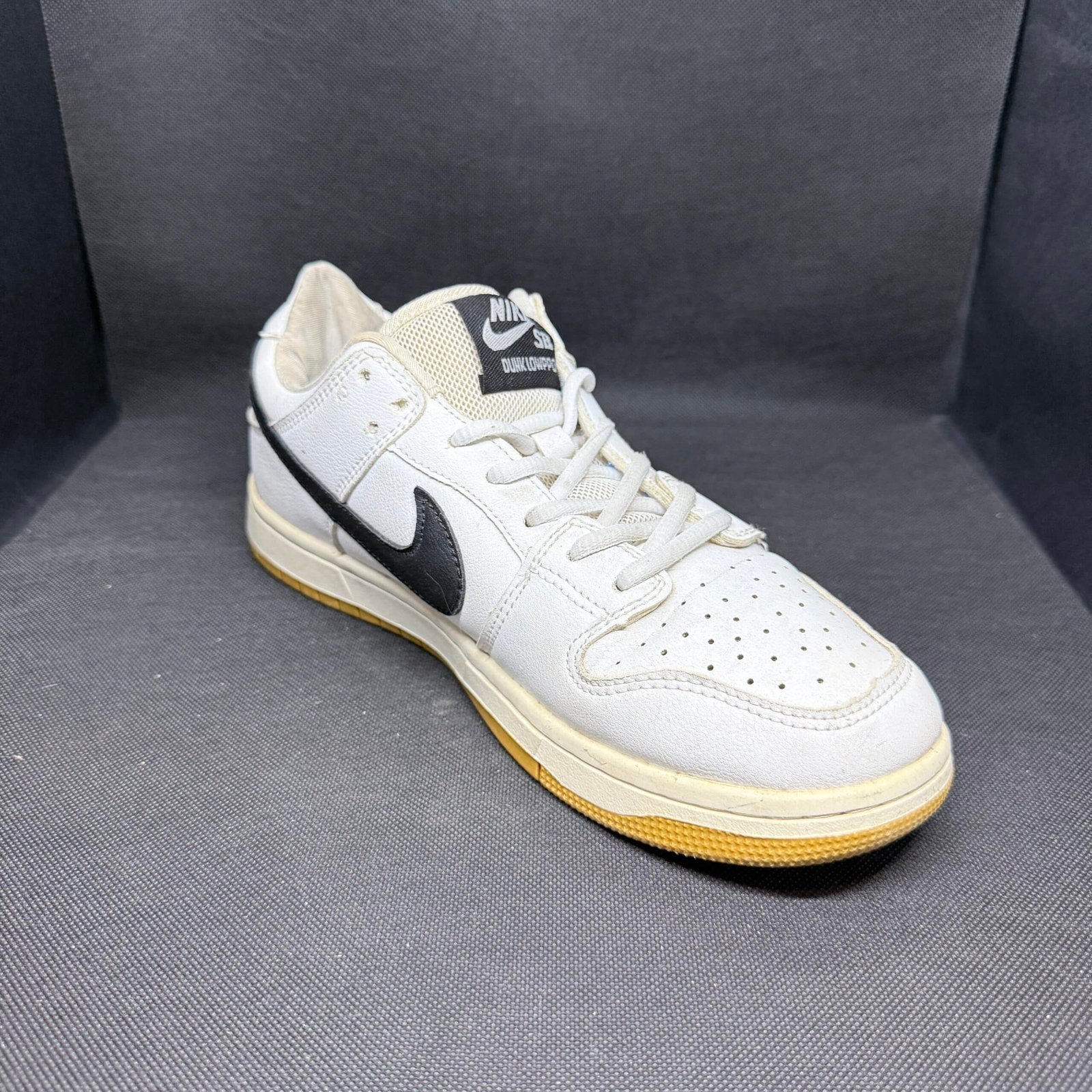 Nike Dunk Low White Black Gum - Talle 41 (US 8 / 25.5 CM) - Imagen 3