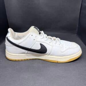 Nike Dunk Low White Black Gum - Talle 41 (US 8 / 25.5 CM)