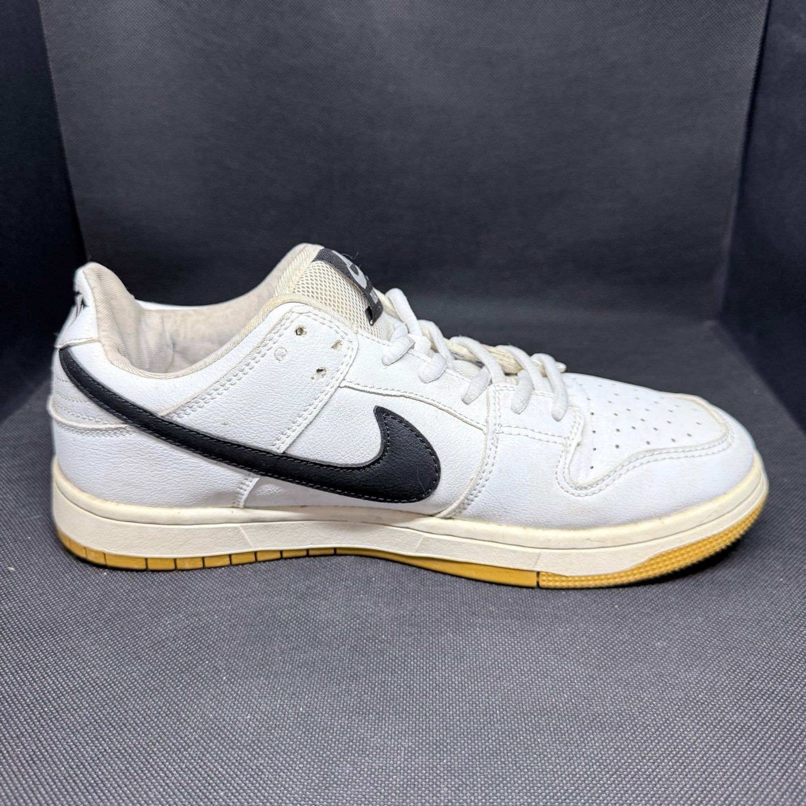 Nike Dunk Low White Black Gum - Talle 41 (US 8 / 25.5 CM)